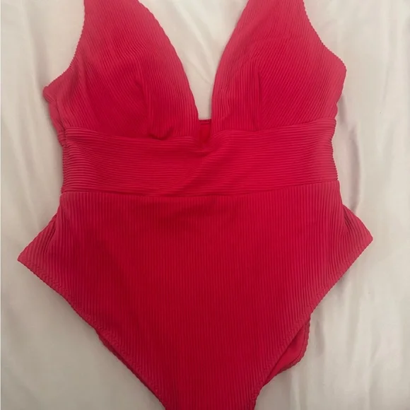 Red One Piece Swimsuit - Picture 1 of 2